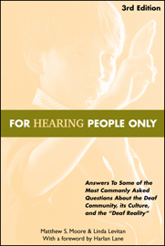 For Hearing People Only Book